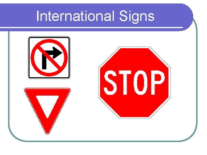 International Signs 