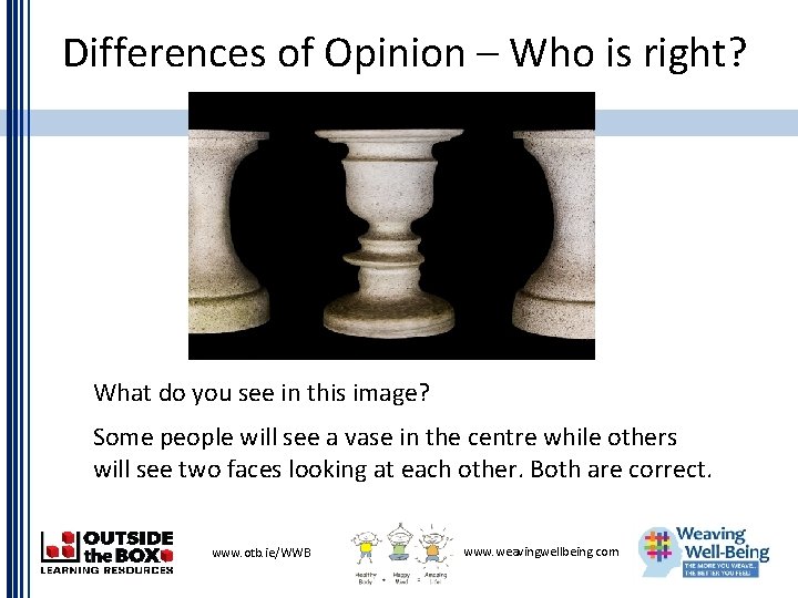 Differences of Opinion – Who is right? What do you see in this image? Differences of Opinion – Who is right? What do you see in this image?