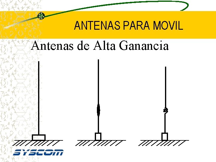 ANTENAS PARA MOVIL Antenas de Alta Ganancia 