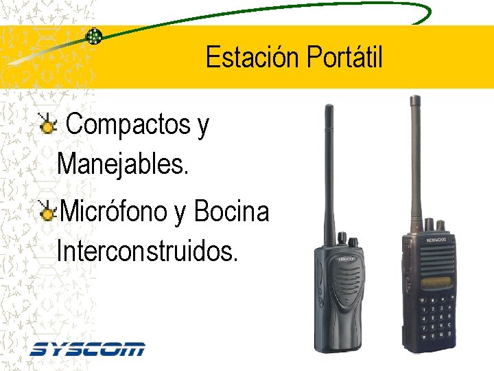 Estación Portátil Compactos y Manejables. Micrófono y Bocina Interconstruidos. 