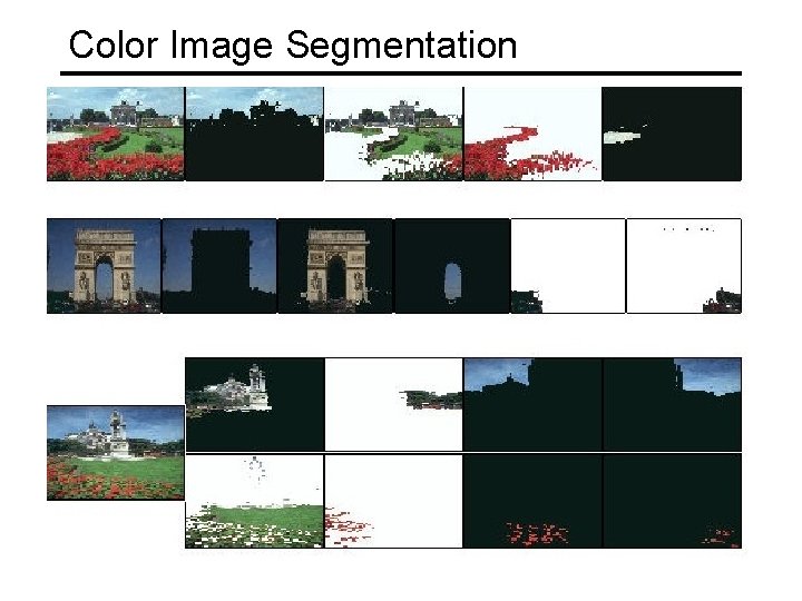 Color Image Segmentation Color Image Segmentation
