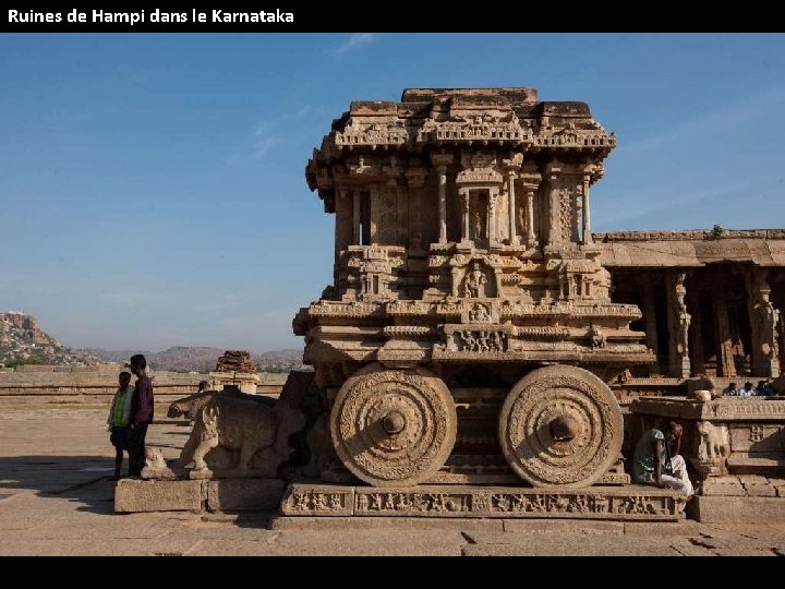 Ruines de Hampi dans le Karnataka 