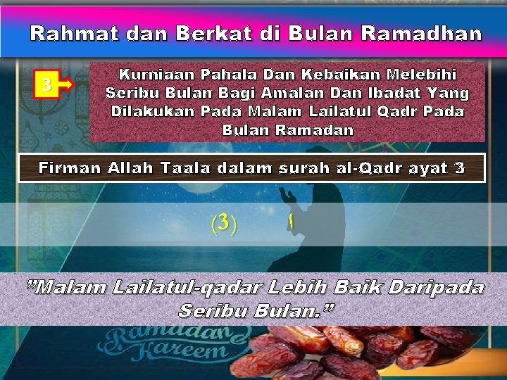 Rahmat dan Berkat di Bulan Ramadhan 3 Kurniaan Pahala Dan Kebaikan Melebihi Seribu Bulan