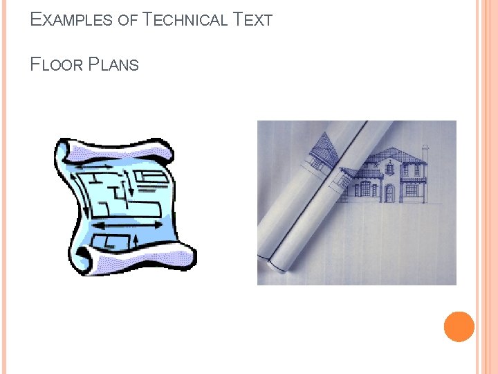 EXAMPLES OF TECHNICAL TEXT FLOOR PLANS 