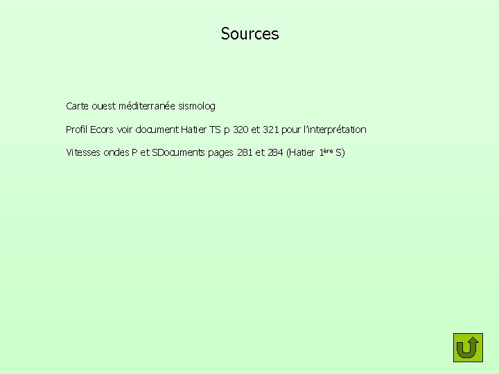 Sources Carte ouest méditerranée sismolog Profil Ecors voir document Hatier TS p 320 et