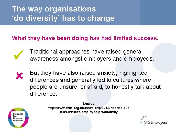 The way organisations ‘do diversity’ has to change What they have been doing has