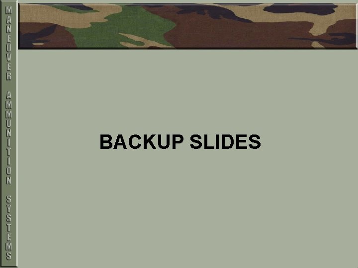 BACKUP SLIDES 