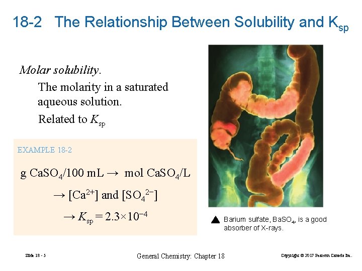 18 -2 The Relationship Between Solubility and Ksp Molar solubility. The molarity in a
