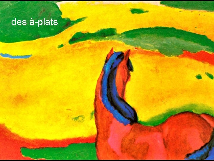 des à-plats 