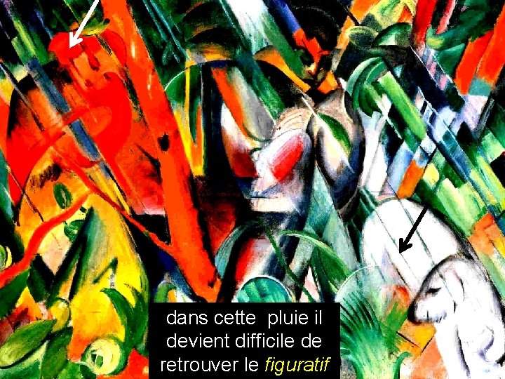 dans cette pluie il devient difficile de retrouver le figuratif 