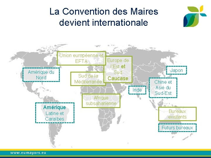 La Convention des Maires devient internationale Union européenne et Europe de EFTA l’Est et