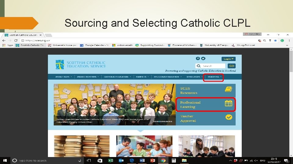 Sourcing and Selecting Catholic CLPL 