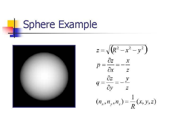 Sphere Example 