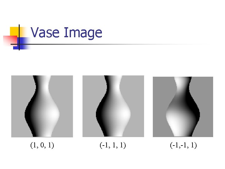 Vase Image (1, 0, 1) (-1, 1, 1) (-1, 1) 