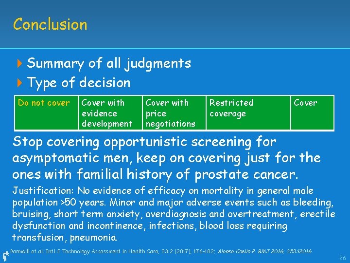 Conclusion 4 Summary of all judgments 4 Type of decision Do not cover Cover