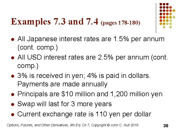 Examples 7. 3 and 7. 4 (pages 178 -180) l l l All Japanese