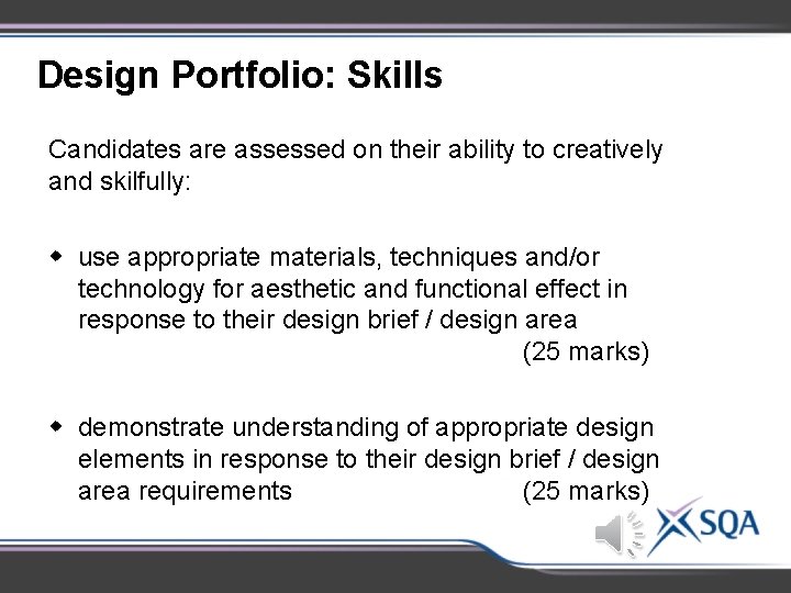 Design Portfolio: Skills Candidates are assessed on their ability to creatively and skilfully: w Design Portfolio: Skills Candidates are assessed on their ability to creatively and skilfully: w