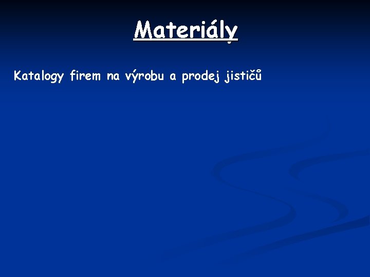 Materiály Katalogy firem na výrobu a prodej jističů 