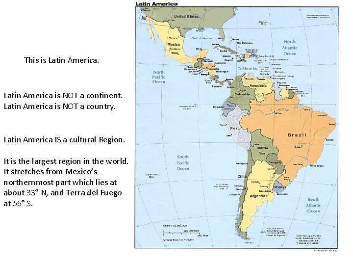 This is Latin America is NOT a continent. Latin America is NOT a country.