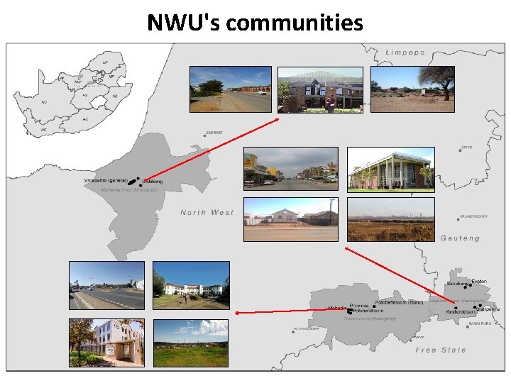 NWU's communities 