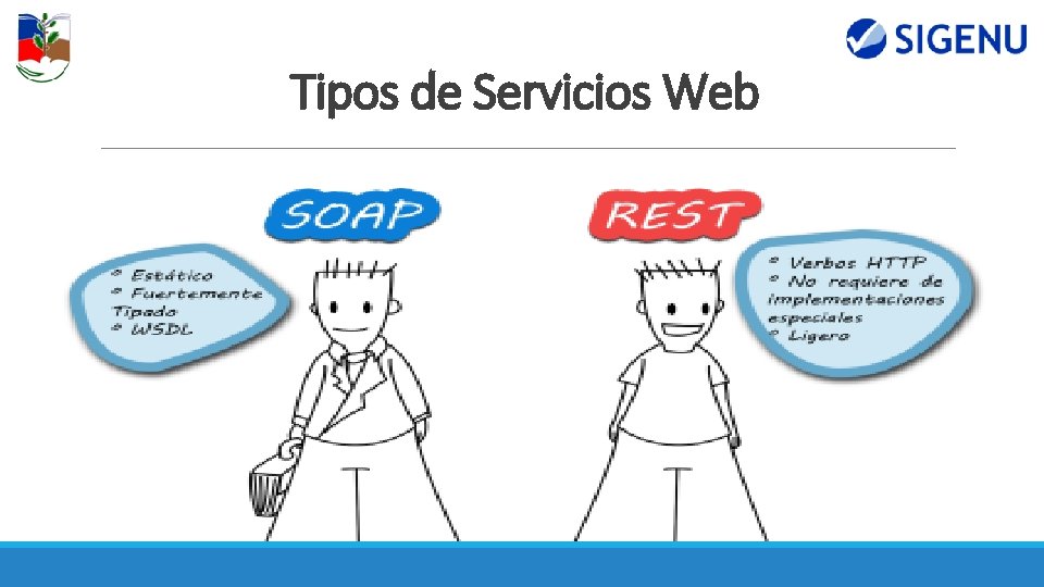 Tipos de Servicios Web Tipos de Servicios Web