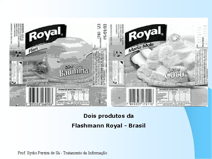 Dois produtos da Flashmann Royal - Brasil Prof. Ilydio Pereira de Sá - Tratamento Dois produtos da Flashmann Royal - Brasil Prof. Ilydio Pereira de Sá - Tratamento