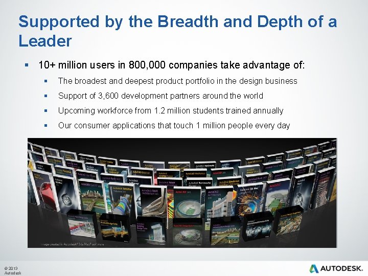 Supported by the Breadth and Depth of a Leader § 10+ million users in