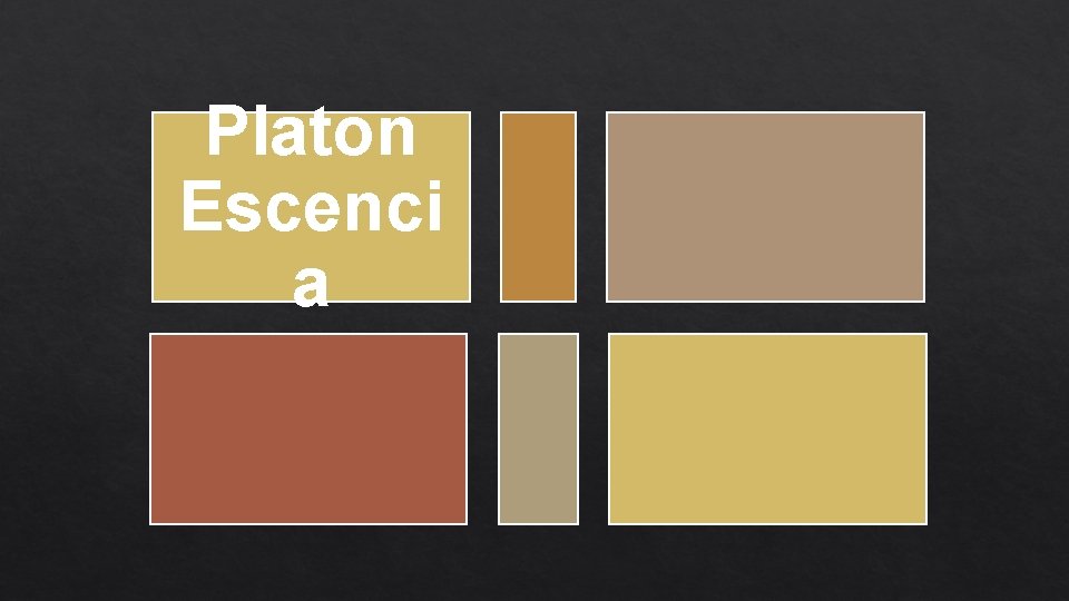 Platon Escenci a 