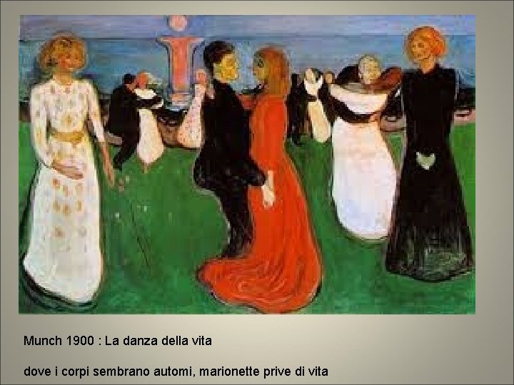 Munch 1900 : La danza della vita dove i corpi sembrano automi, marionette prive