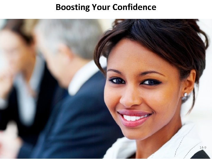 Boosting Your Confidence 14 -9 