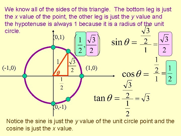 We know all of the sides of this triangle. The bottom leg is just