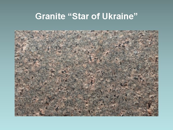 Granite “Star of Ukraine” 