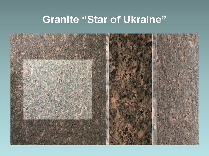 Granite “Star of Ukraine” 