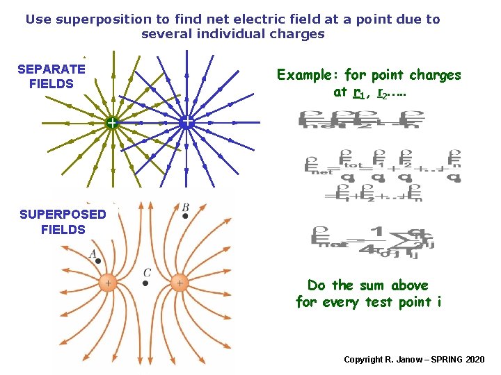 Physics 121 Electricity and Magnetism Lecture 3 Electric
