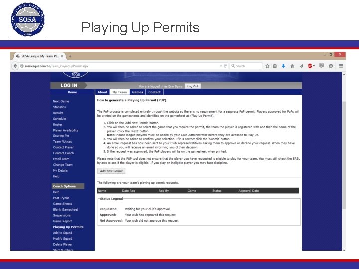 Playing Up Permits 