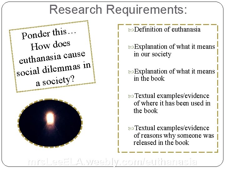 Research Requirements: … s i h t r e d n Po s e