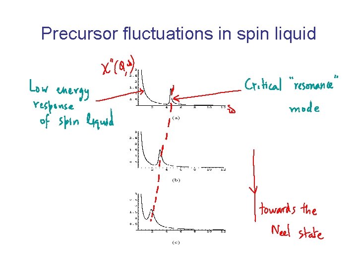 Precursor fluctuations in spin liquid 