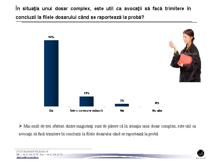 În situaţia unui dosar complex, este util ca avocaţii să facă trimitere în concluzii