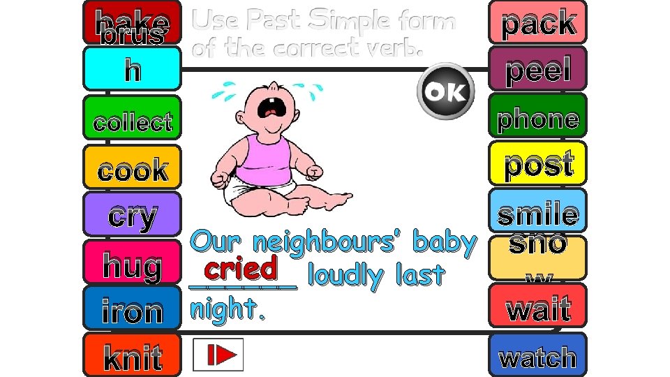 bake brus h pack peel collect phone post smile cry Our neighbours’ baby sno bake brus h pack peel collect phone post smile cry Our neighbours’ baby sno