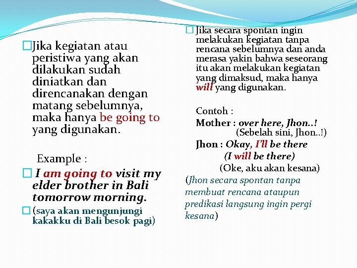 �Jika kegiatan atau peristiwa yang akan dilakukan sudah diniatkan direncanakan dengan matang sebelumnya, maka �Jika kegiatan atau peristiwa yang akan dilakukan sudah diniatkan direncanakan dengan matang sebelumnya, maka