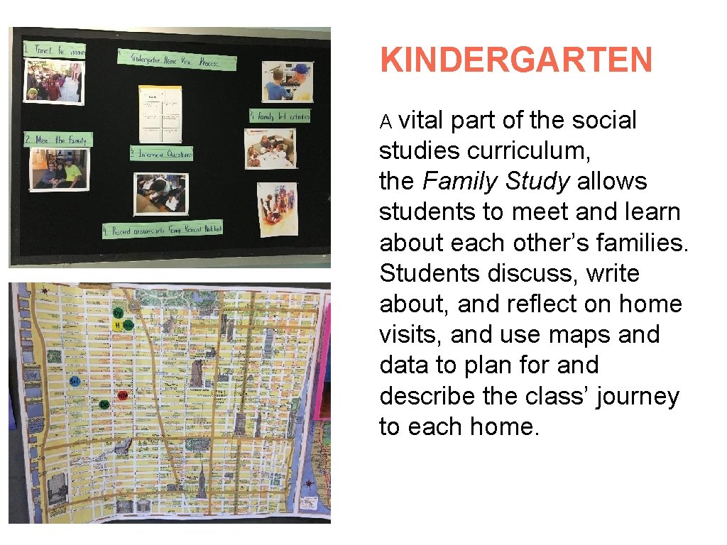 KINDERGARTEN A vital part of the social studies curriculum, the Family Study allows students KINDERGARTEN A vital part of the social studies curriculum, the Family Study allows students