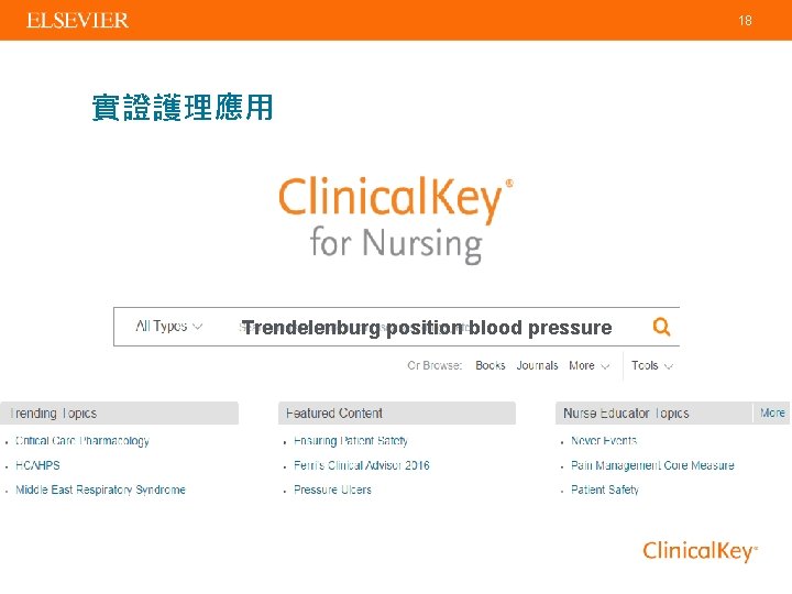 18 實證護理應用 Trendelenburg position blood pressure 