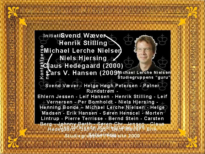 Wæver Henrik Stilling Michael Lerche Nielsen Niels Hjersing Claus Hedegaard (2000) Lars V. Hansen