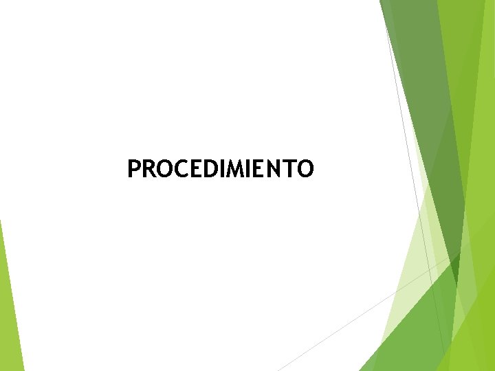 PROCEDIMIENTO 