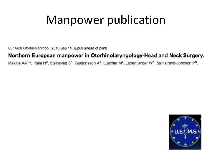 Manpower publication 