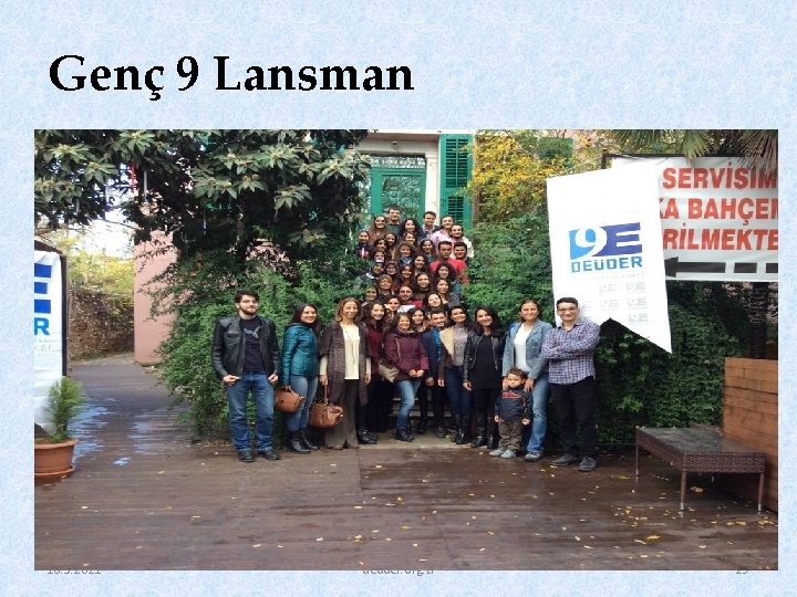 Genç 9 Lansman 10. 3. 2021 deuder. org. tr 29 