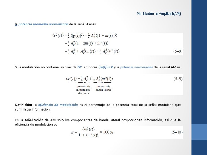 Modulación en Amplitud (AM) • 