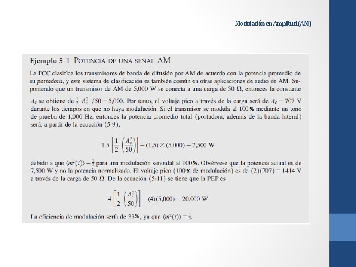 Modulación en Amplitud (AM) 