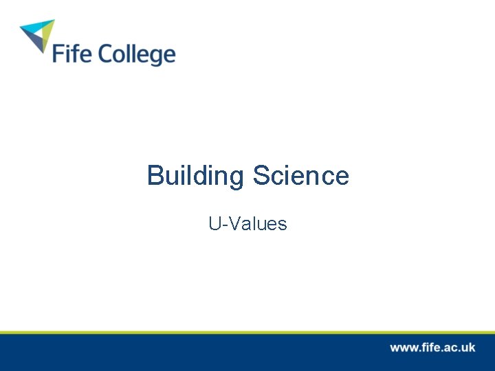 Building Science U-Values 