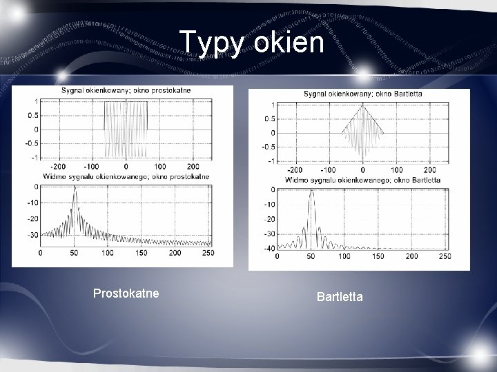 Typy okien Prostokatne Bartletta 